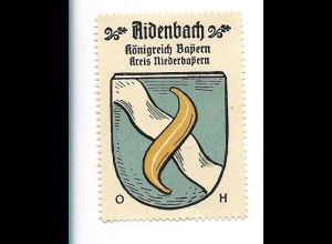 Y26170/ Reklamemarke Kaffee Haag Aidenbach Bayern Wappen ca.1930 