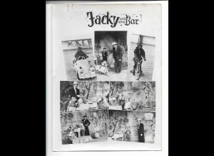 C5250/ Jacky und eine Bar Zirkus Variete Tierdressur Affen Foto 50er Jahre