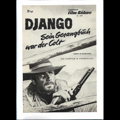 FP0325/ IFB 7578 Filmprogramm Franco Nero Django Sein Gesangbuch war der Colt - 
