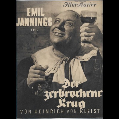 XX17989/ Filmprogramm IFK 2710 Der zerbrochene Krug Emil Jannings