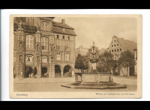 XX18342/ Lüneburg Rathaus Marktbrunnen AK 1928