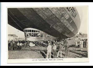 C5401/ LZ 127 nach der Landung Zeppelin Foto Sammelbild 16 x 11 cm 