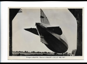 C5400/ Marine Luftschiff L 53 (LZ 100) Zeppelin Foto Sammelbild 16 x 11 cm 