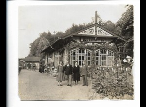 Y27227/ Bahnhof Bad Salzhausen Privatfoto 1932 