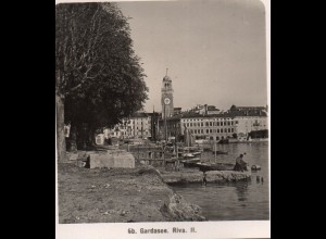 AK-1362/ Gardasee Riva Italien NPG Stereofoto ca.1905