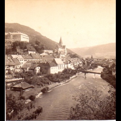 AK-2189/ Murau Ostseite Steiermark Stereofoto v Alois Beer ~ 1900