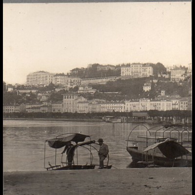AK-2297/ Lugano Tessin Schweiz Stereofoto ca.1905 