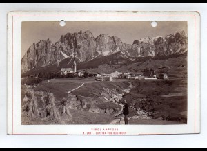 AK-2426/ Ampezzo Cortina Italien Kabinettfoto Alois Beer ~ 1900
