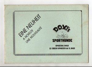 C3124/ Doxi`s Sporthunde Hundedressur Variete Zirkus Heft 16 Seiten 1957