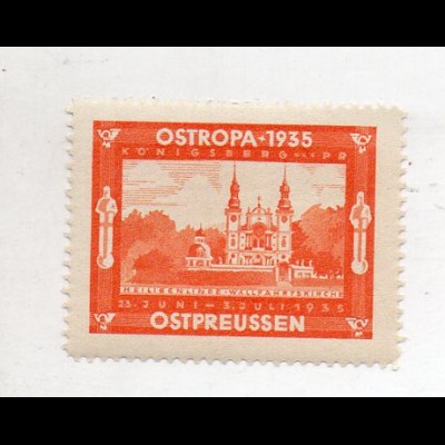Y16226/ Ostropa 1935 Königsberg Ostpreußen Vignette Reklamemarke 
