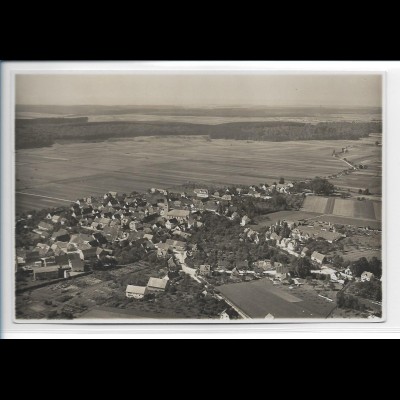 ZZ-0148/ Dietenheim b. Laupheim seltenes Foto Luftbild 1940 17 x 12 cm 