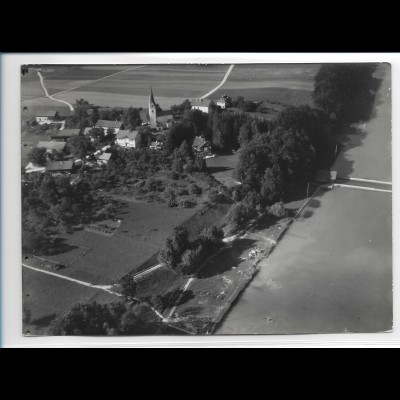 ZZ-0189/ Gollenhausen am Chiemsee seltenes Foto Luftbild 1939 18 x 13 cm 