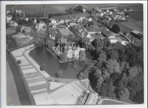ZZ-0588/ Taufkirchen seltenes Foto Luftbild 1938 18 x 13 cm 