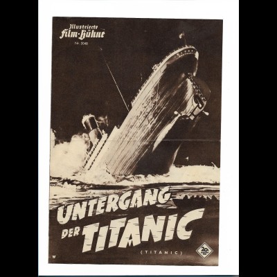 C3749/ IFB 2048 Filmprogramm Untergang der Titanic 