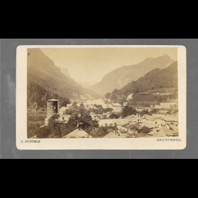 S2063/ CDV Foto Salachthal Foto J. Scherle, Reichenhall ca. 1865 
