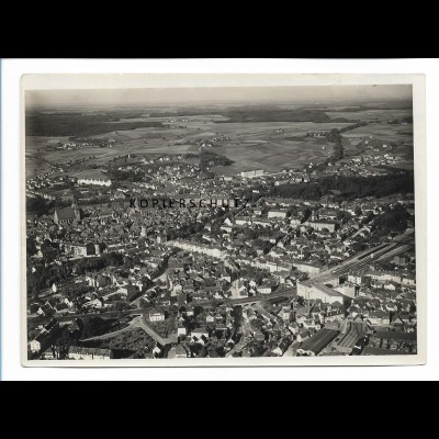 ZZ-0681/ Ansbach seltenes Foto Luftbild ca.1938 18 x 13 cm 