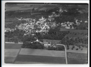 ZZ-0813/ Ringingen bei Ehingen Foto seltenes Luftbild 1937 18 x 13 cm