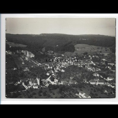 ZZ-0927/ Wyhlen Foto seltenes Luftbild ca.1938 18 x 13 cm cm