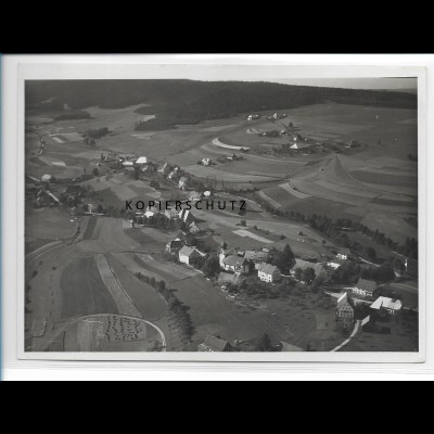 ZZ-0935/ Kappel bei Lenzkirch Foto seltenes Luftbild ca. 1935 18 x 13 cm 