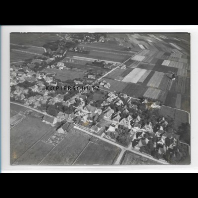 ZZ-1019/ Oldsum-Klintum auf Föhr Foto seltenes Luftbild 1939 18 x 13 cm 