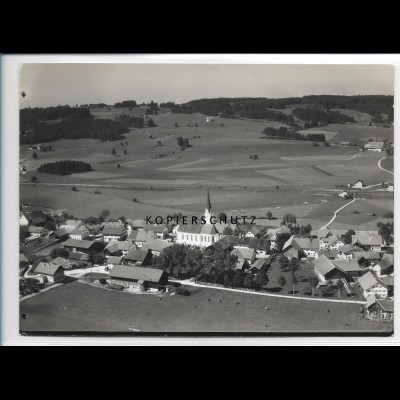 ZZ-1393/ Ruderatshofen bei Kaufbeuren Foto seltenes Luftbild 1936 18 x 13 cm 