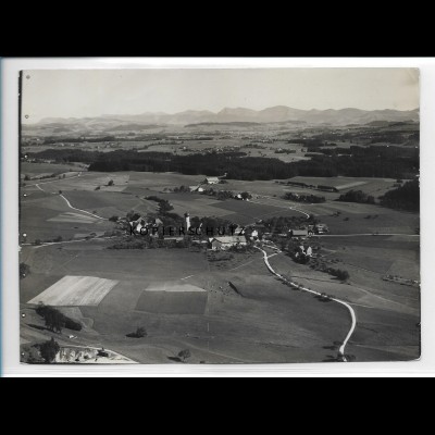 ZZ-1505/ Maria-Thann b. Hergatz Foto seltenes Luftbild ca.1935 18 x 13 cm