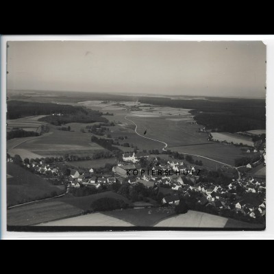 ZZ-1522/ Gutenzell Foto seltenes Luftbild ca.1938 18 x 13 cm
