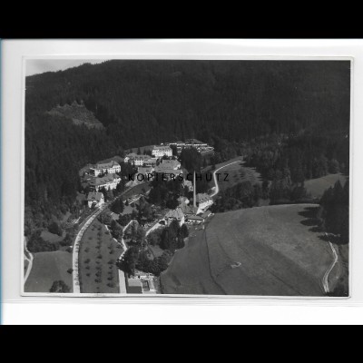 ZZ-1779/ Heilstätte Überruh - Isny Foto seltenes Luftbild 1937 18 x 13 cm 