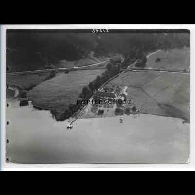ZZ-1824/ Kramsberg a. Schliersee Foto seltenes Luftbild ca.1938 18 x 13 cm 