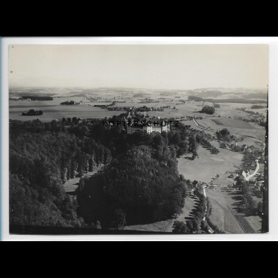 ZZ-1909/ Wolfegg Foto seltenes Luftbild 1935 18 x 13 cm