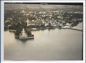 ZZ-1943/ Langenargen Foto seltenes Luftbild 1939 18 x 13 cm
