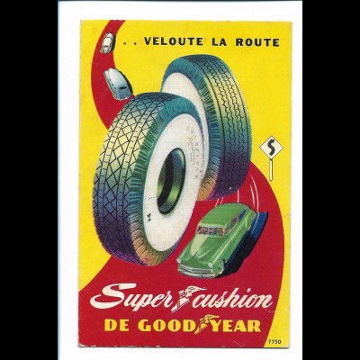 Y20045/ Goodyear Reifen Werbung Reklame 50er Jahre 