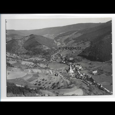 ZZ-0100/ Nordrach Kolonie b.Offenburg Foto Luftbild ca.1935 18 x 13 cm 