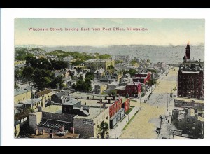XX11852/ Wisconsin Street, Milwaukee USA AK ca.1910
