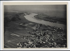 ZZ-2806/ Nierstein Foto seltenes Luftbild ca.1935 18 x 13 cm