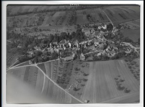 ZZ-2997/ Bischwind b. Dingolshausen Foto seltenes Luftbild 1937 18 x 13 cm