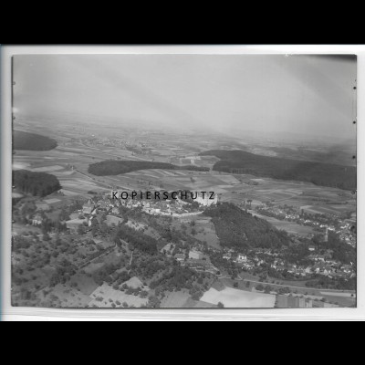 ZZ-3527/ Lichtenberg Fischbachtal Foto seltenes Luftbild ca.1938 18 x 13 cm