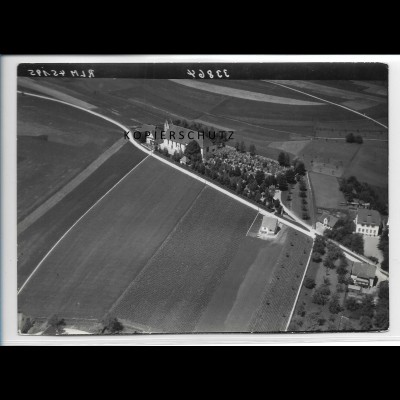 ZZ-3324/ Aufhofen bei Biberach Foto seltenes Luftbild 1938 18 x 13 cm