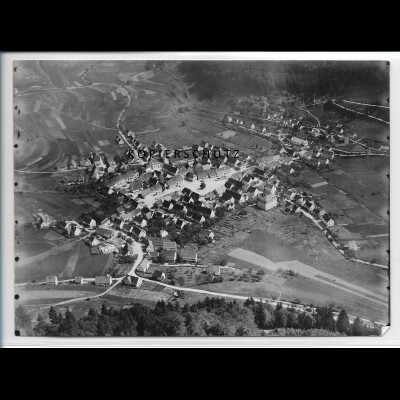 ZZ-3339/ Nusplingen Foto seltenes Luftbild 1937 18 x 13 cm