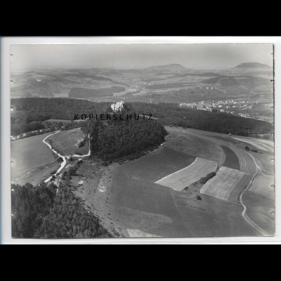 ZZ-3367/ Ruine Scharfenberg Foto seltenes Luftbild 1937 18 x 13 cm