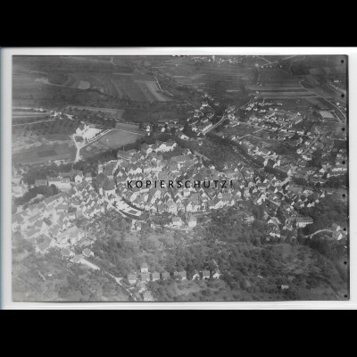 ZZ-3373/ Hechingen Foto seltenes Luftbild ca.1938 18 x 13 cm