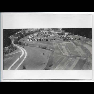 ZZ-3503/ Laucherttal bei Sigmaringen Foto seltenes Luftbild 1935 18 x 13 cm