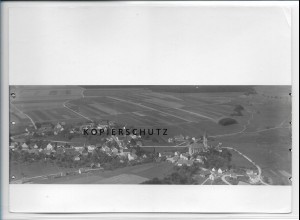 ZZ-3514/ Breitenthal Foto seltenes Luftbild 1936 18 x 13 cm