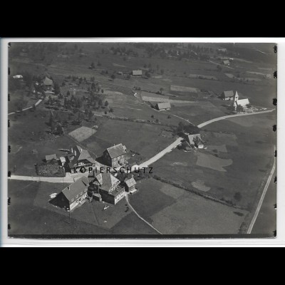 ZZ-3582/ Kniebis b. Freudenstadt Foto seltenes Luftbild 1937 18 x 13 cm