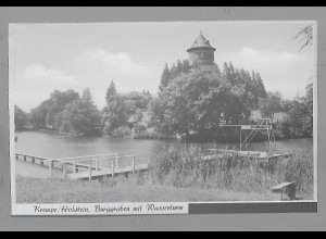Neg5866/ Krempe Holstein Wasserturm altes Negativ 50er Jahre