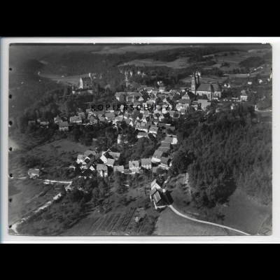 ZZ-3871/ Gößweinstein Foto seltenes Luftbild 1937 18 x 13 cm