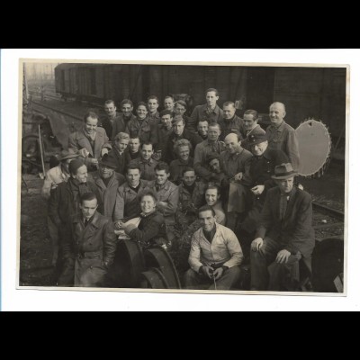 C4074/ UFA Filmteam ca.1930-35 Foto 17,5 x 12 cm