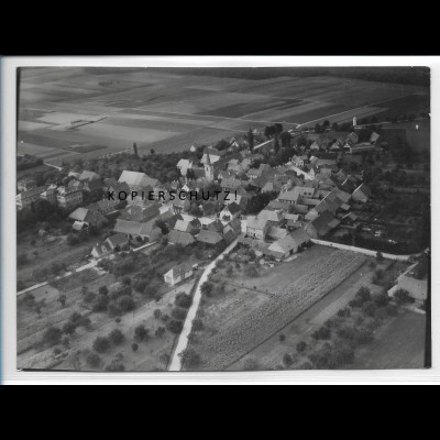 ZZ-4012/ Lülsfeld bei Gerolzhofen Foto seltenes Luftbild 1938 18 x 13 cm