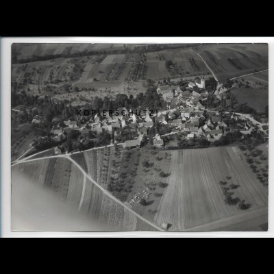 ZZ-4470/ Bischwind b. Gerolzhofen Foto seltenes Luftbild ca.1938 18 x 13 cm
