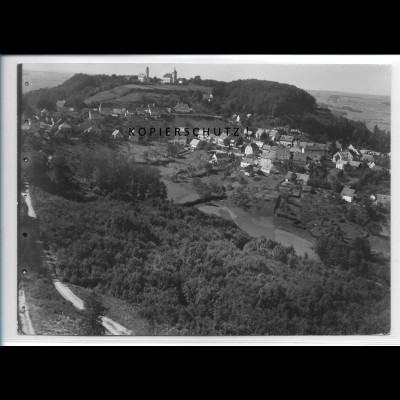 ZZ-4287/ Sulzburg b. Mühlhausen Foto seltenes Luftbild ca.1938 18 x 13 cm